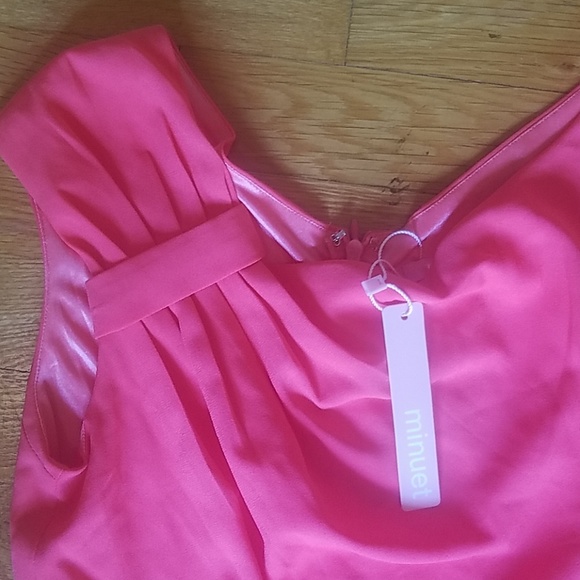 Pink Peplum Dress - Picture 8 of 11